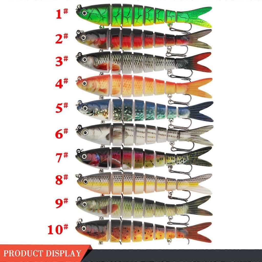 Fishing Swimbait Wobblers Tackle 3D Artificial Fishing Lures Saltwater Multiple Sections Baits Fishhooks Fishing Lures