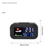 Backlit Display Temp Monitor Temperature Monitoring Backlit Clock Humidity Monitor  Bedroom