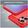 For Samsung Galaxy S26 Ultra Case Protective Phone Cover Carbon Fiber Texture Brushed