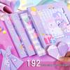 Purple Star Rabbit Origami Paper - Double-Sided, Cartoon Patterned for Kids