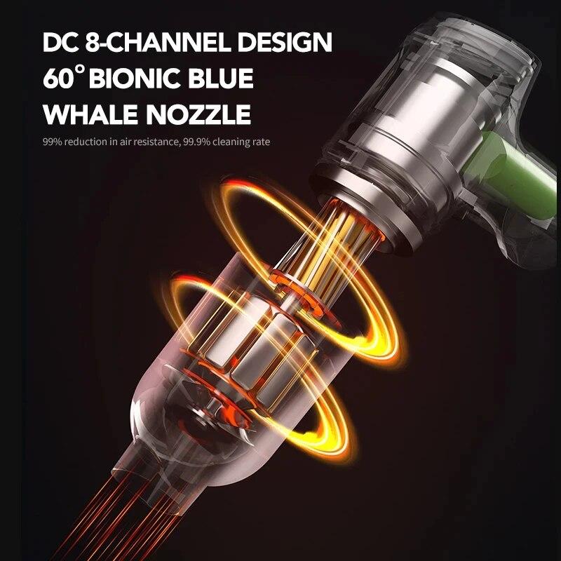 New Original 12000/80000Pa 6 In 1 Cordless Vacuum Cleaner Brushless Car Portable Robot Vacuum Cleaner Handheld Car Home Appliances