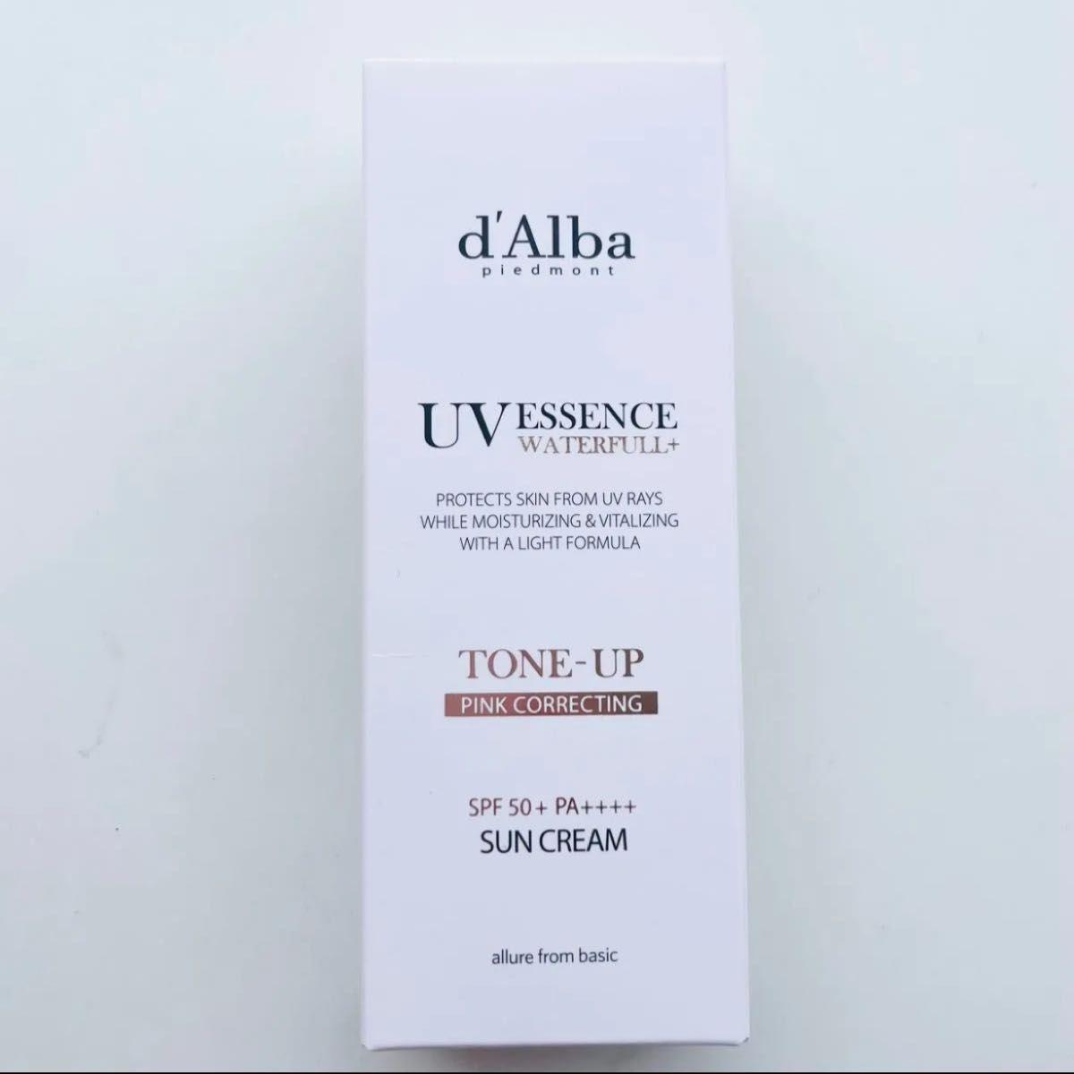 d Alba UV Essence Waterful Tone Up Sun Cream Pink UV Sunscreen