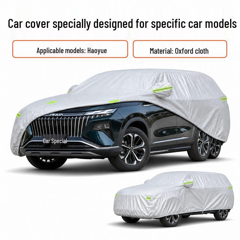 Ha Ji Car Cover: Sun Protection, Waterproof, Heat Insulation, All-Season Oxford Cloth