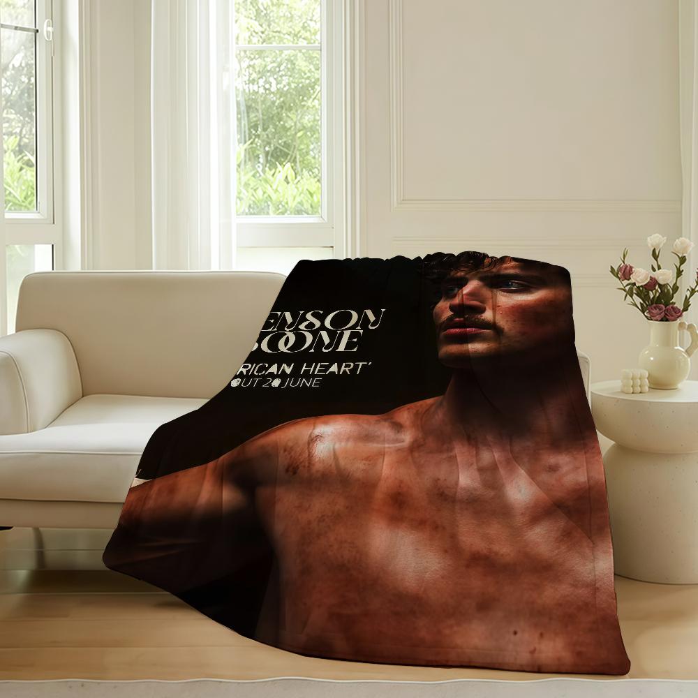 Amerikanischer Sänger B-Benson B-Boone Decke Für Sofa Büro Bett Flugzeug Reise Schlafen Lesen Entspannen Camping Weich Und Warm