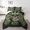 Erosebridal Teens Dirt Bike Comforter Set Twin Size, Motocross Rider Down Comforter for Kids Boys Adult Men, Motorbike Extreme Sport Bedding