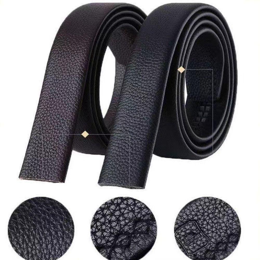 Soft Replacement Craft DIY Classic Waistband 3.5cm Waistband Non-porous Girdle Leather Belt