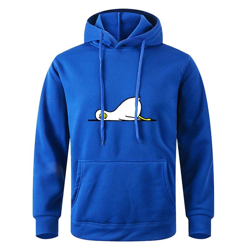 Men's Multi - Color Printed Pocket Sports Fitness Fashionable Casual Pullover Sweatshirt Hoodie