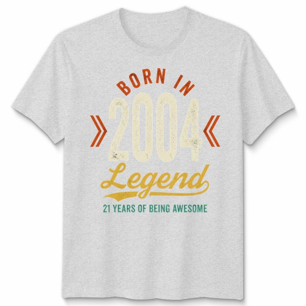 21st Birthday Unisex T Shirt 21 Years Of Being Awesome Legend Born In 2005 Funny