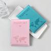 PU Læder Pascover Til Mænd & Kvinder Organizer - Beskyttende Kort Holder ID Dokument Dæksler Verdens Kort Rejse Pas Etui