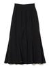 Skirt Jacquard Mermaid Skirt BLACK 1 [Raybeams] Women's
