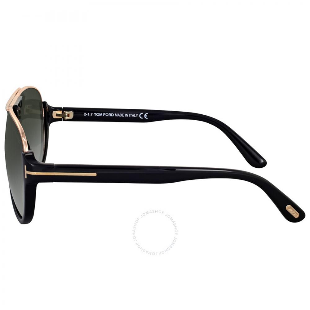 Tom Ford Dimitry Green Smoke Gradient Pilot Men S SunglaSSeS Ft0334 01p 59