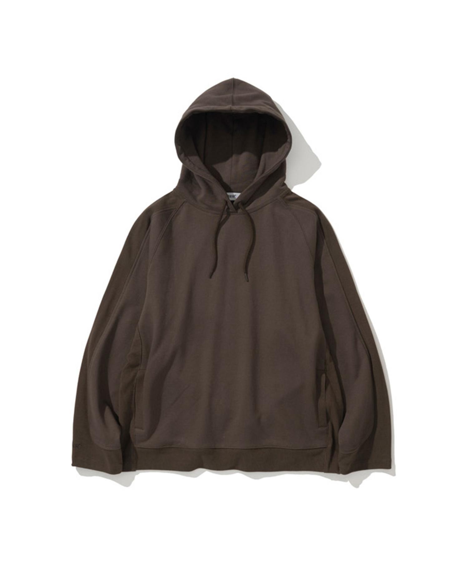 Er Er Ribbed Detail Sweat Hoodie Brown Brown/1
