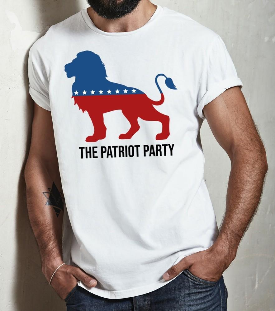 

Patriot Party Trump Shirts Political Trump 2024 shirt Lion Conservative Patriot XL