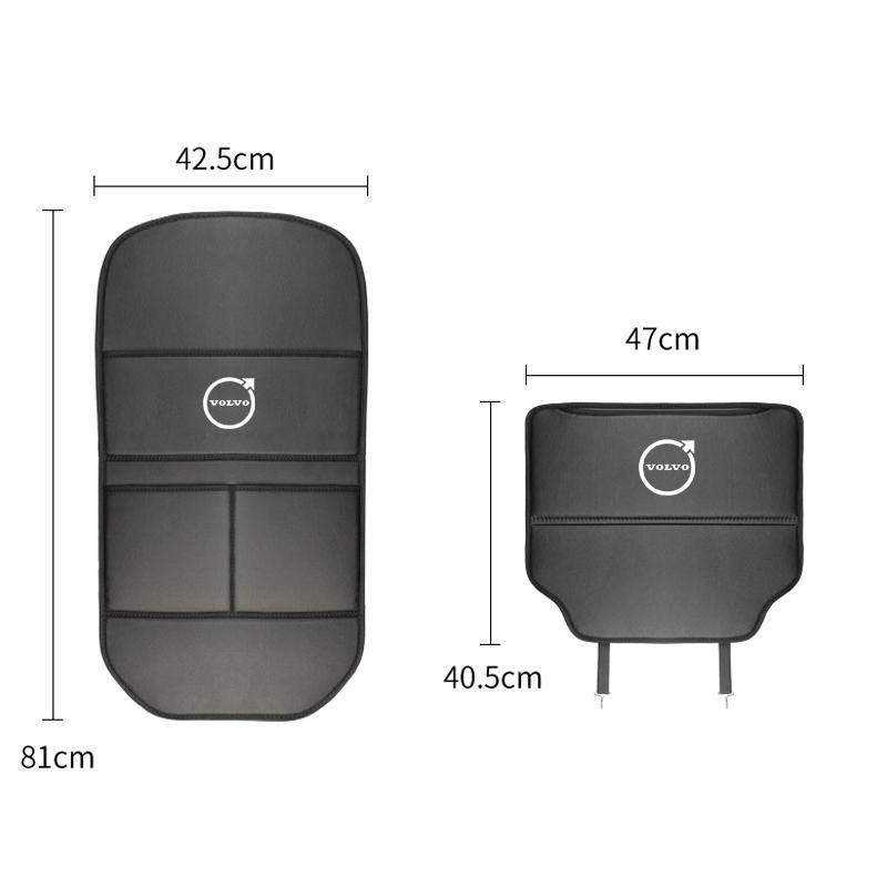 Car Interior Anti Kick Pad Seat Backrest Protector Mats Accessories For Volvo XC90 V90 V60 XC60 V40 EC40 EX40 S80 S60 S90 C40 XC