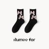 5 Pairs of New Female Spring and Summer Non Slip Lovely Bow In Tube Socks