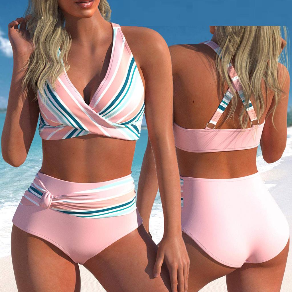 2024 Neue Strandbademode Sommer Damenmode Tankini Bademode Modedesign Bedruckte Bademode Damen Zweiteiler Monokini