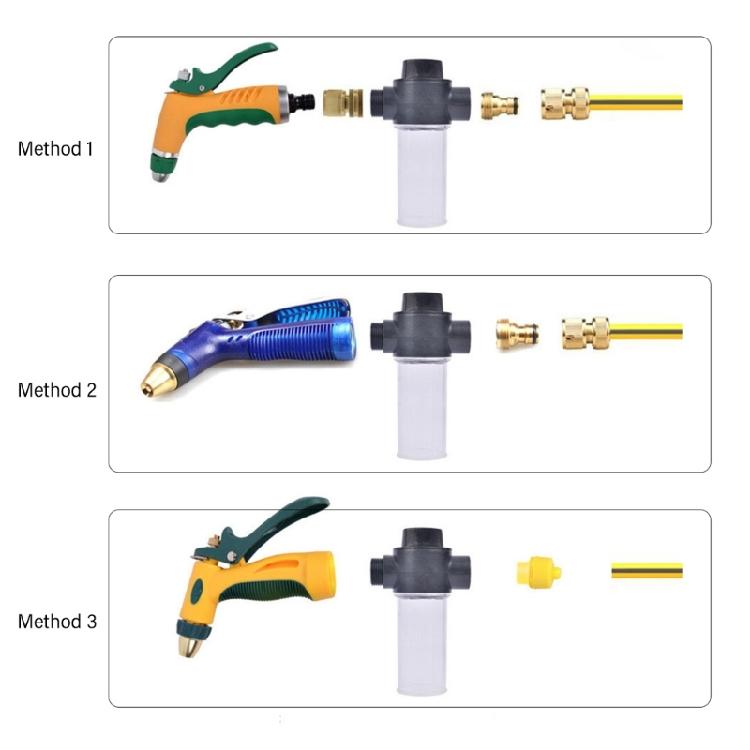 Spray Nozzle Solution Dispenser for Remover Connect Garden Hoses Nozzle