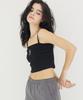 AWESOME STUDIO Crop Top Signature Sleeveless Black