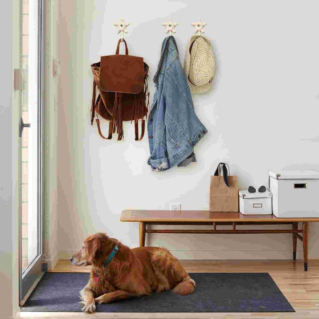 3 Pcs Hook Towel Hooks Nautical Hanging Buoy Kitchen Utensil Coat Beach