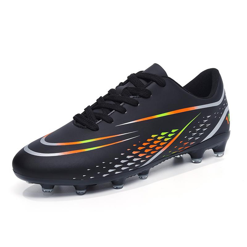 

Mens Soccer Footwear Fast Five-A-Side Matches Pro Impact Resistance Artificial Anti-Skid Turf Grip Practice Football Footwear 35