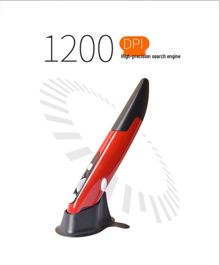 2.4G Wireless Pen-Style Mouse - Personalized Vertical Design for Drawing and Handwriting