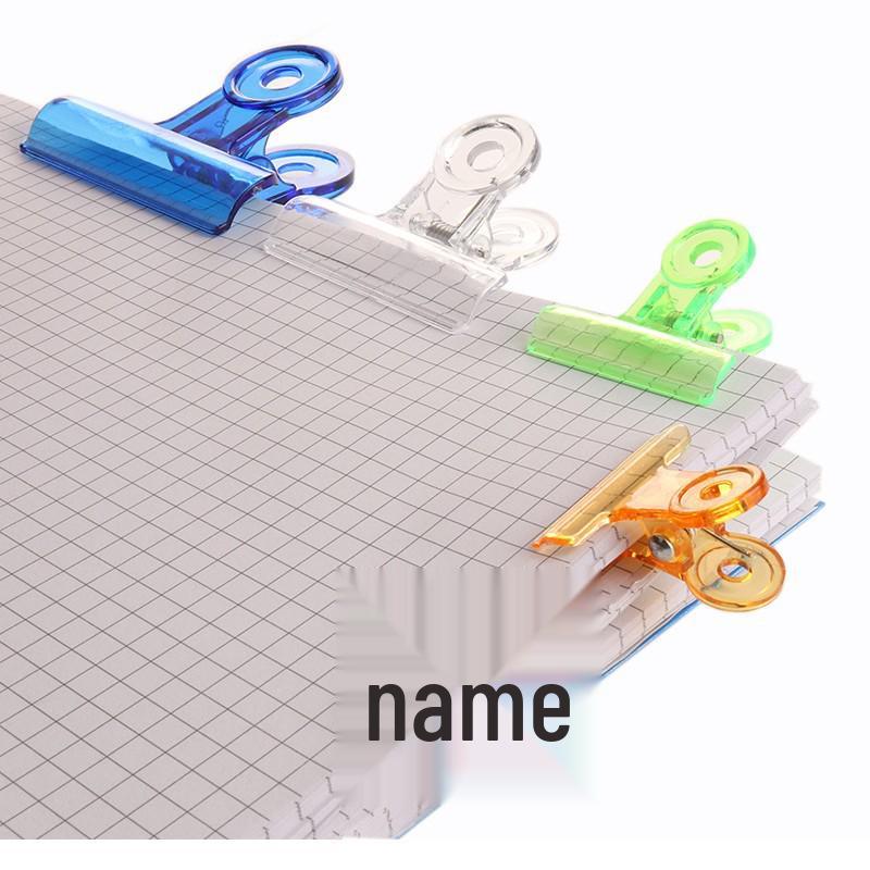 Plastic Office Stationery Clips - Round Spring, Sealing & Document Binding Clips