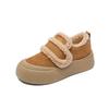 Winter New Velvet Women's Board Shoes Student Platform Versatile Thermal Casual Cotton Shoes XFH