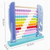 Wooden Frame Abacus Educational Toy Ten Set Kids Math Counters Add Subtract Montessori