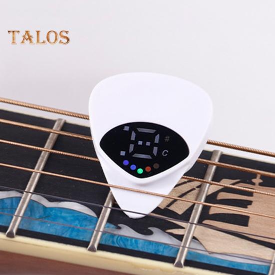 2v1 kytarová ladička a kytarové trsátko Digitální kytarové trsátko s LED displejem