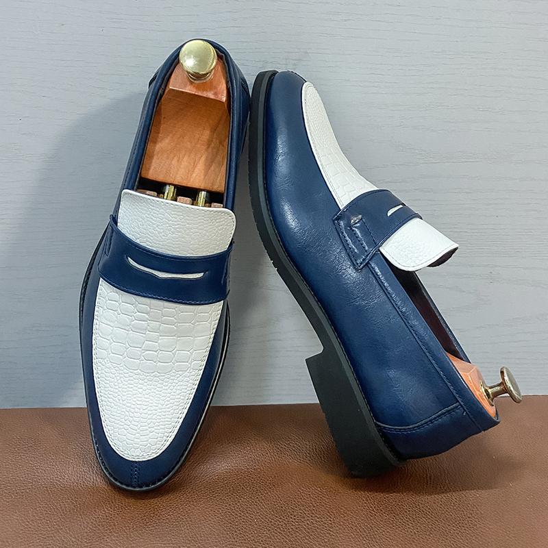 

Модные мужские лоферы Роскошный бренд Кожаные туфли Дышащие слипоны Однотонные Формальные Повседневные туфли Ручной работы Дизайнерские мужские туфли Мокасины 48