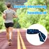 Sports Headband for Men Women Sweat Absorption & Breathable Workout Headbands Wide Edge Soft Printed Sweatband for Yoga Running Cycling