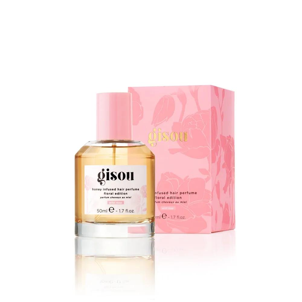 Gisou Honey-Infused Hair Mist Hair Perfume Wild Rose 50ml
