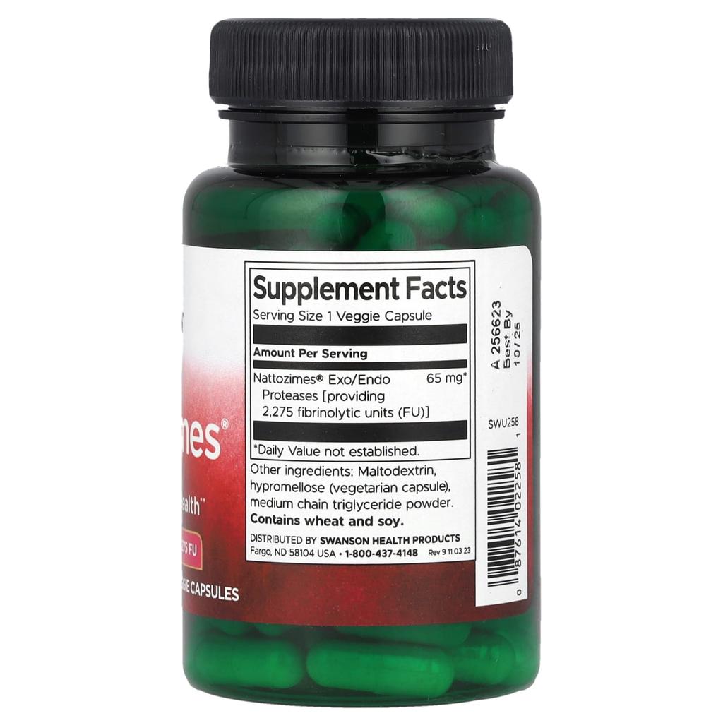 Nattozimes®, 65Mg, 90 Veggie Capsules