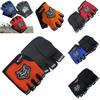 Lightweight Non-slip Half Finger Cycling Gloves In Red Yellow Blue And Black Colors