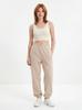 Damskie Spodnie Dresowe Oversize Unleash Wings Beige