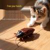 Automatic Walking Cockroach Cat Teaser: Electric Self-Entertainment Toy for Cats