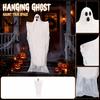 2 1 Meter Ghost Hanging Decoration Halloween Party Prop Indoor Outdoor Hanging Ghost Decoration for Haunted House and Event Setup