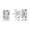 Neue 925 Sterling Silber Mode Ohrring Rose Klassische Zeitlose Eleganz Leuchtende Ohrring Mit Kristall Für Frauen Schmuck Geschenk