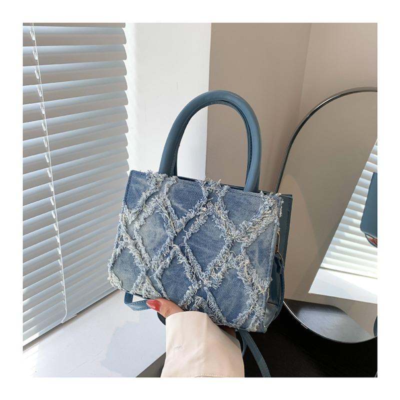 

Summer new fashion diamond handbag one shoulder crossbody small square bag women s bag supports a large number of mixed batches синий