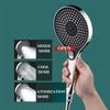 Handheld Shower Head 3 Modes Bathroom Showerhead High Pressure Water Saving Spray Nozzle Massage Rainfall Shower Head