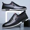 Flat Heel Soft Surface Casual Men's Shoes Spring and Autumn One-pedal Lazy Beanie Shoes Fashion Leather Shoes