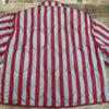 ZA Womens Winter Long Sleeve Striped Stand Collar Cotton Jacket Casual Outerwear