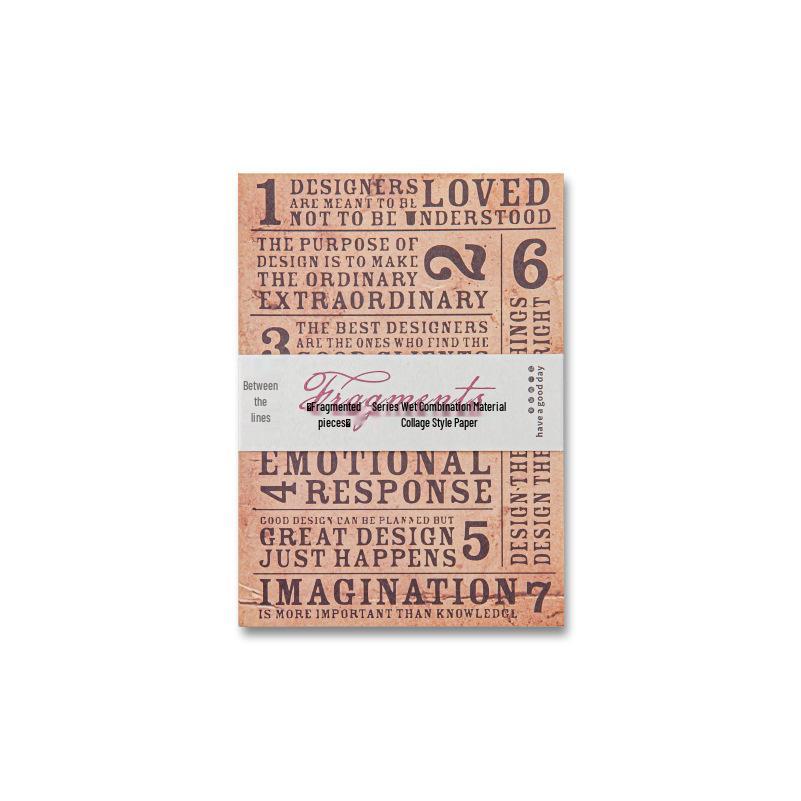 Beautiful Day Collage-Style Retro Diary Memo Paper - 8 Unique Designs