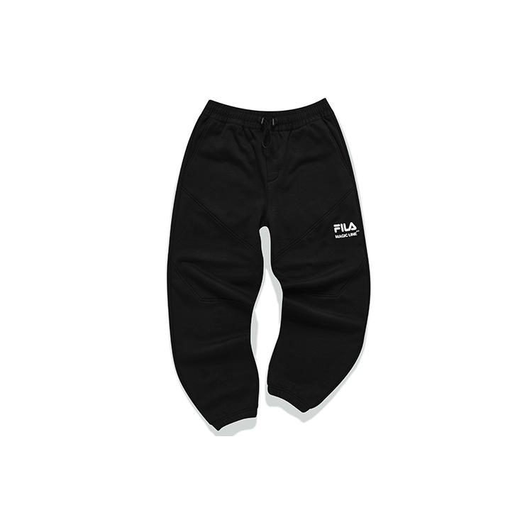 

New FILA Knitted Sweatpants Men s Jet Black F11M149601F-BK XXXL