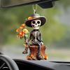 New Product, Acrylic Material, Flat, Skull Head, Car Pendant, Party Decoration, Festival Decoration Pendant