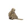 Small Sparrow Statue Metal Brass Tea Pet Table Ornament Home Decoration Accessories Retro Bird Animal Figurines Miniatures Craft
