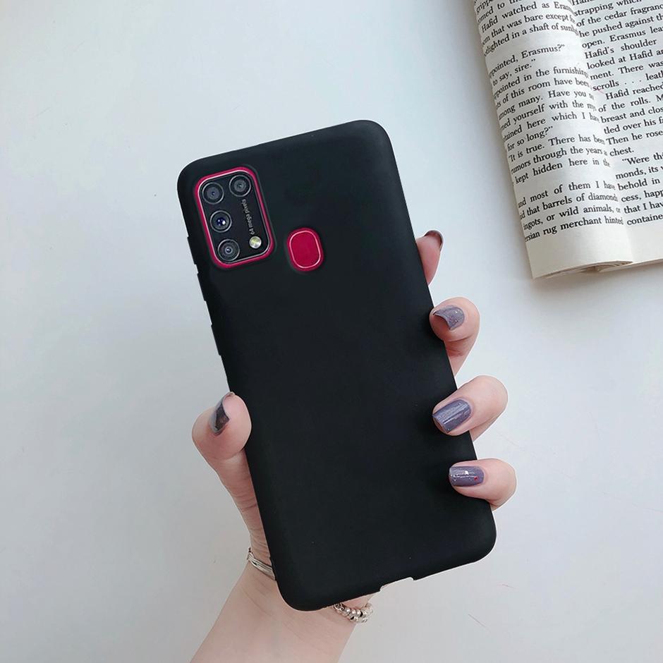 For Samsung M23 M33 M53 M13 M01 M21 M31 M32 Phone Case Soft Silicon TPU Plain Cases for Samsung Galaxy M30S M20S M31S Back Cover