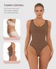 Nahtloser Damen-Jumpsuit mit Kreuzrücken und Tanga: Modisch, Hohe Elastizität, Formt Taille & Bauch, Atmungsaktiv, Hautfreundlich.