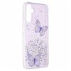 Seria WANLONFENG AW dla Samsunga Galaxy A54 5G Etui Brokatowy Motyl 3D TPU Pokrowiec na Telefon z Folia HD 2-w-1