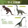 UTST Dinosaur Toys Brachiosaurus and Tyrannosaurus Figures for Dinosaurs Brachiosauruses Green 6+ (2 + Trex)